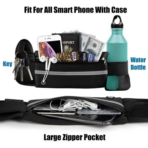 Generic Running Waist Packs Bag Waterproof Sports Belt Pouch Waist