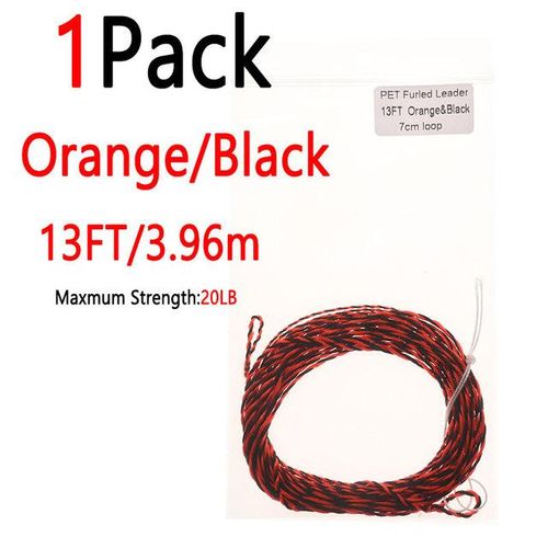 Generic Bimoo 12ft 13ft 20lb Braided Fly Line Tenkara Fly Fishing Line  Polyester Furled Leader 7cm Transition Loop Fly Fishing Tackle