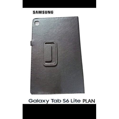 product_image_name-Samsung-Galaxy Tab S6 Lite Leather Case - Black-2