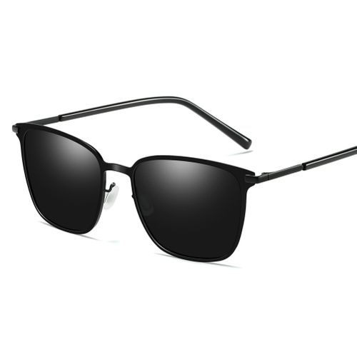 Fashion Square Polarized Sunglasses Metal Frame Sun Glasses For Men