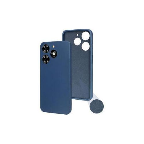 Generic Tecno Spark 40 smooth protective silicone back case...Blue - image 2