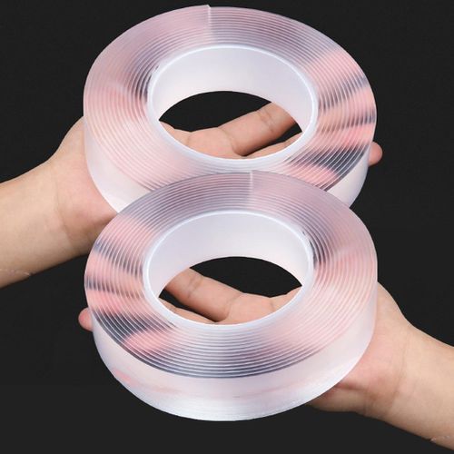 Generic 1mm Thick Double-Sided Tape Nano Mounting Tape Removable Clear Wall  Tape 2 Rolls