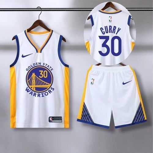 Generic Warriors Curry No. 30 Jersey nba Vest Blueball Uniform Men