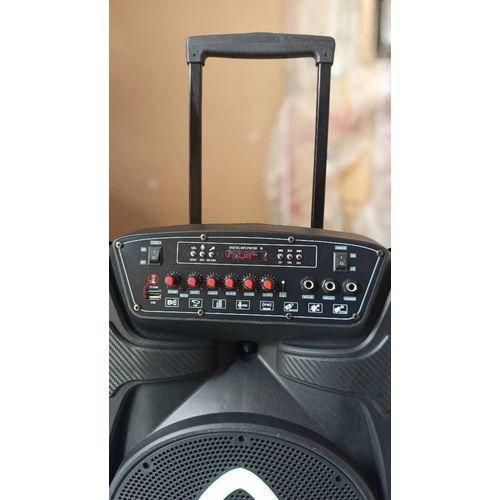 AILIPU  Multifunctional Rechargeable 12 inches public address system speaker with trolley and double wireless microphone - image 3