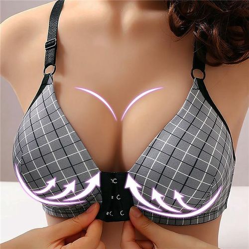 Front Zipper Push Up Bra Full Cup Sexy Lace Bras For Women Top Plus Size  Wireless Brassiere at Rs 2107, Padded Bra