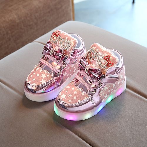 Luminous Sneakers 2023 LED Casual Light Up Children Adult Women