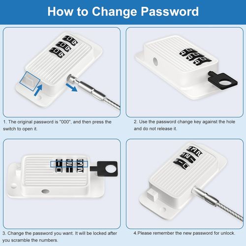 product_image_name-Generic-1 Pack Refrigerator Lock, Window Security Password Lock,-5