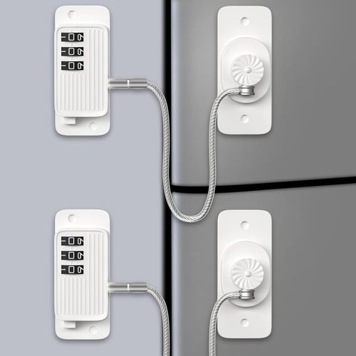 product_image_name-Generic-1 Pack Refrigerator Lock, Window Security Password Lock,-7