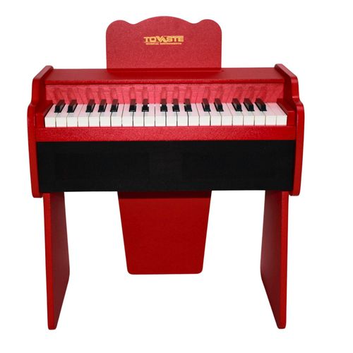Tovaste 3718BS 37 Keys Children's Electronic Piano with Bench (Red) - image 4