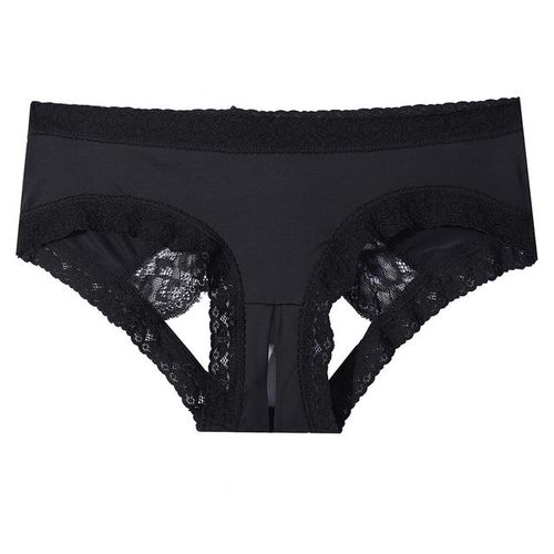 Sexy Underwear For Women Open Crotch Lace Panties Sexy Panties Underwear  Low Waist Underpants Briefs Lace Panties