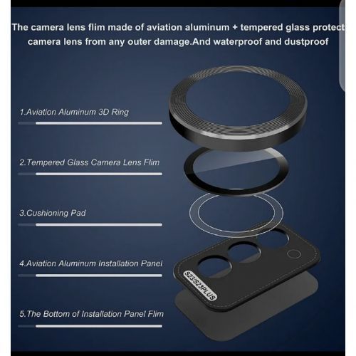 product_image_name-Generic-S24 Ultra Metal Tempered Glass Camera Protector Lens Cover For Samsung S24 Ultra-7