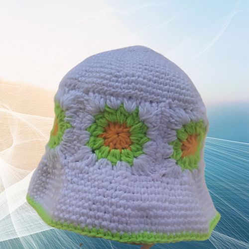product_image_name-Generic-Handmade Women Fashion Crochet Bucket Hat-3
