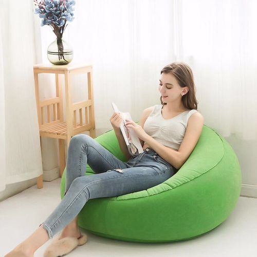 Large Inflatable Pvc Sofa Lounger Bean Bag Couch For Living Room