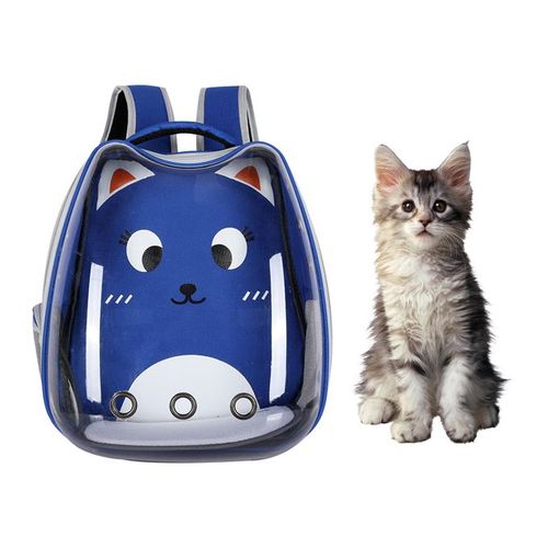 1pc Cat Backpack Carrier,breathable Dog Carrier - Cat Bag For