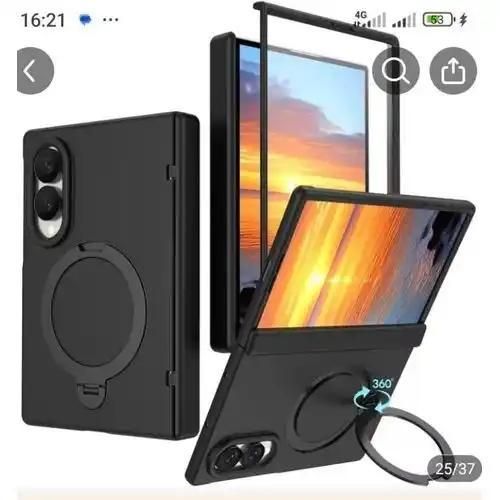 Generic Samsung galaxy Z Fold 8 Hinge Case with Built in front Screen protector - image 2
