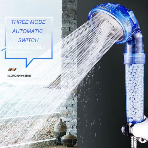 Shower Head, Handheld High Pressure Filter Filtration Stone Stream