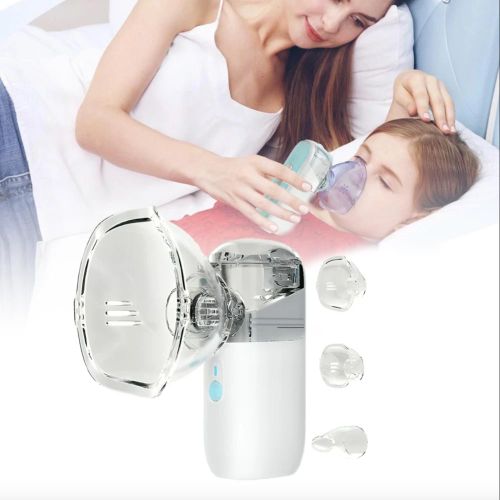Mesh Nebulizer Respiratory Portable Rechargeable Handheld Atomizer Adults Kids Machine - image 2