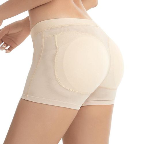 Shop Generic Women Butt Lifter Underwear Booty Enhancer Hipster Panty with  Foam Butt Pads, Beige