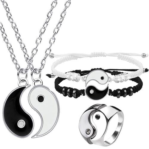 Amazon.com: Magnetic Couples Chakra Bracelets, Long Distance Touch Love Bracelets  Necklace, Matching Bracelets for BFand GF, Friends (white&black) : Handmade  Products