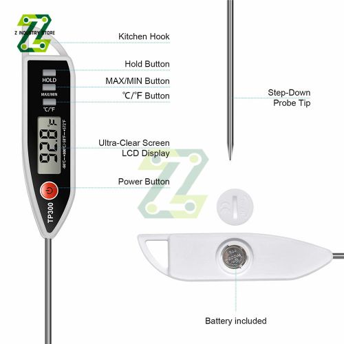 Temperature Meter Gauge Tool New Meat Thermometer Kitchen Digital Cooking  Food