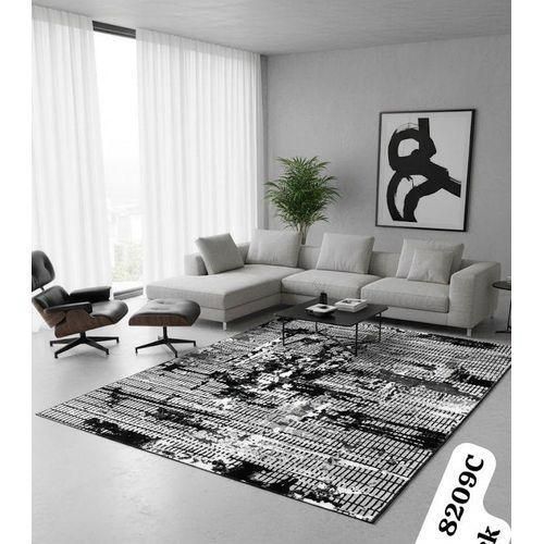 Generic Berlin 8209C Black Abstract Center Rug