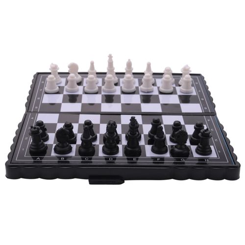 Generic 5x5 Inch Chess Portable Plastic Folding Board With Magnetic