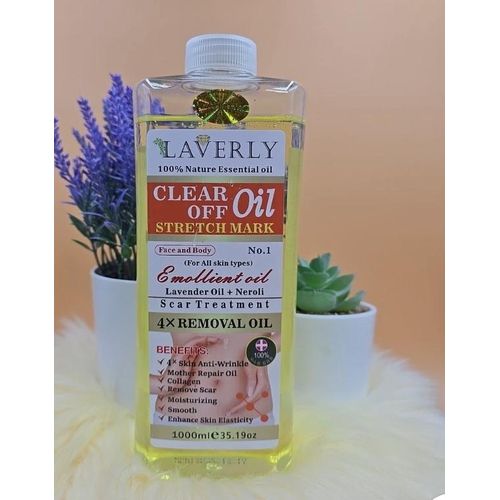 Laverly Clear Off Stretch Mark lightening Oil 1000ml