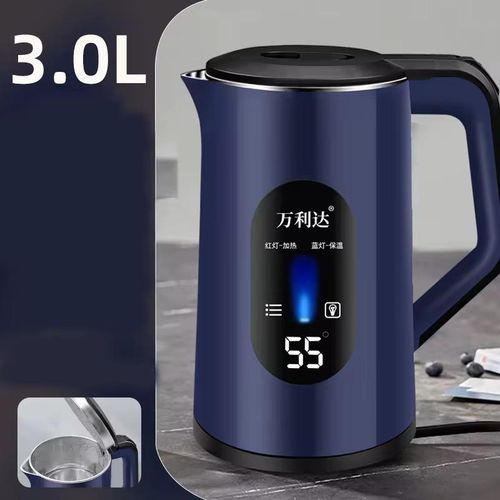 Generic 3L Powerful Electric Kettle Portable Electric Kettle Temperature Controlled Kettle Automatic Shut-off