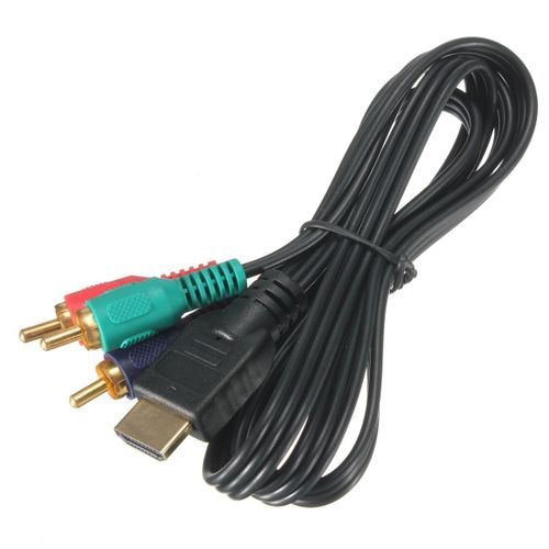 1080P HDMI Male to 3 RCA S-video AV Audio Cable Cord Adapter for TV HDTV  DVD US