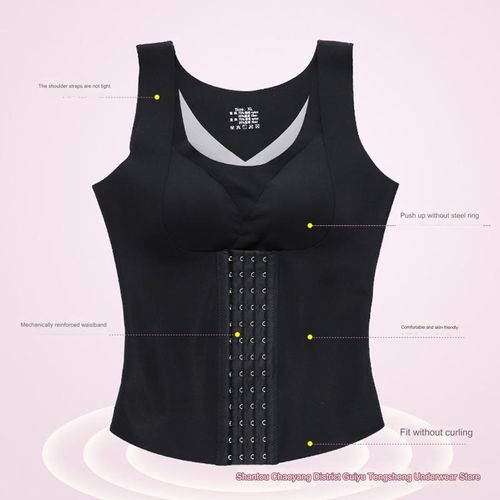 product_image_name-Fashion-Women Vest Bra Abdominal Corset Posture Corrector Underwear-1