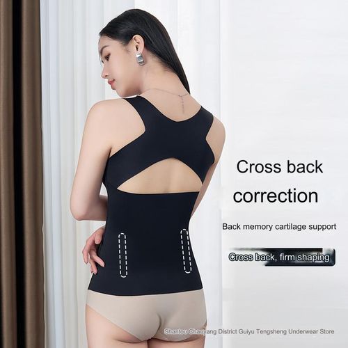 product_image_name-Fashion-Women Vest Bra Abdominal Corset Posture Corrector Underwear-2