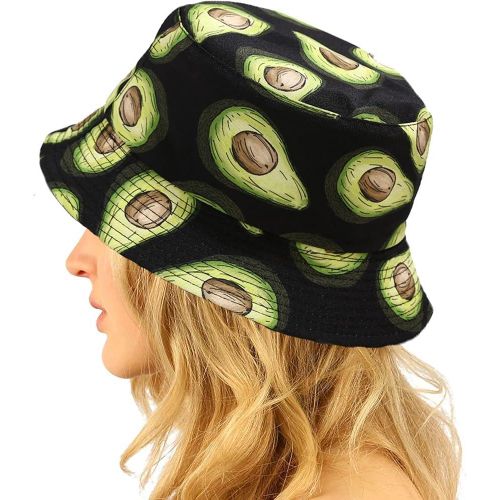product_image_name-Fashion-Trendy Avocado Reversible Bucket Hat For Men -2