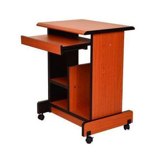 Generic Desktop Office Table With 4-Leg & Office Chair - image 3