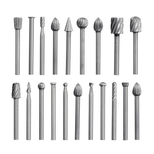 Carving Bits Wood Engraving Router Bit for Dremel with 1/8(3mm) Shank,  20Pcs HSS Different Burr Set to Meet Your Different Needs, Durable Rotary  Tools Accessories for DIY Woodworking, Carving : : DIY