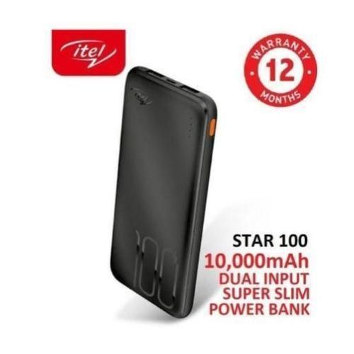 Generic itel Super Slim 10000mAh 2.1A Fast Charging Power Bank