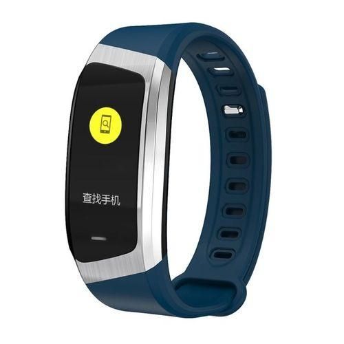 Generic E18 Mens 0.96 Inch HD Color Screen Fitness Tracker Watch Smart Wristband Support Sports Mode Heart Rate Blood Pressure Sleep Monitor Bluetooth Camera Drinking Reminder Blue Silver Jumia Nigeri...