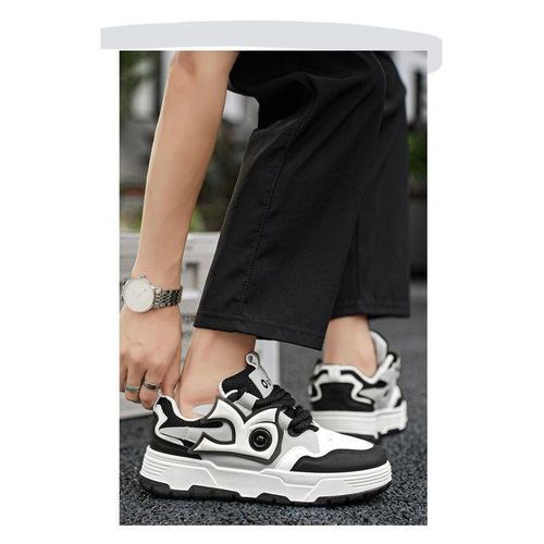 product_image_name-Fashion-Soft black/white Unique Sneaker -artic black-1