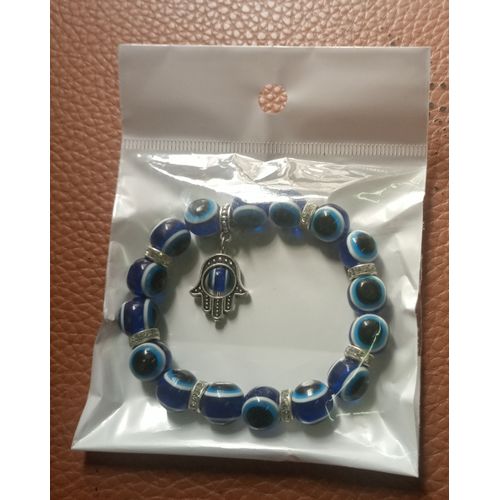 Buy Very Beautiful Fortified Goodluck Blue Eyes Hand Bracelet