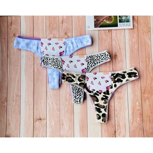 product_image_name-Fashion-Sexy Cotton Love Gstring For Ladies 4pieces-1