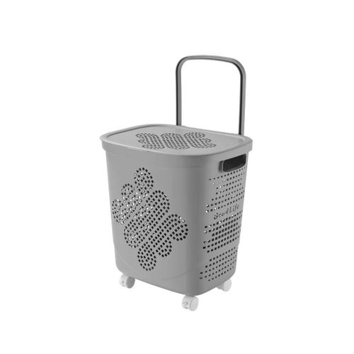 Generic Plastic Laundry Basket With Lid...NO COLOUR SPECIFICATIONS