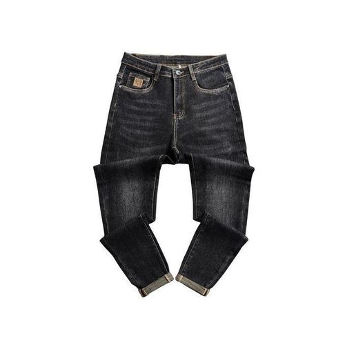 product_image_name-Fashion-Non Faded Smart Quality Denim Jean Trouser For Men- Stock Black Jeans-1