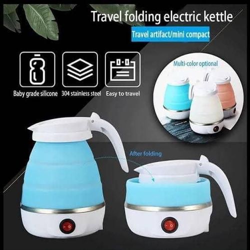 Generic Silicone Collapsible Electric Kettle Travel Portable