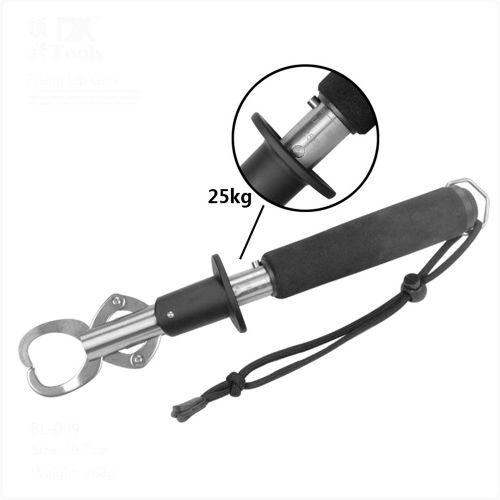 Fishing Fish Gripper Saltwater,Grabber Gripper Tool, Fish Grips with  Lanyard, Fishing with Families 