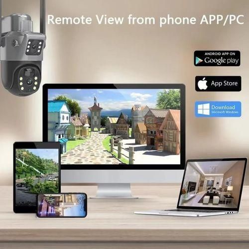 product_image_name-Generic-V380 Pro 4G Dual Lens PTZ Solar Security Camera-2