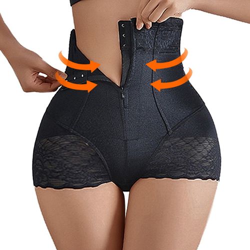 Fashion (Style 2--Color 4)Panties Women High Waist Belly Pants