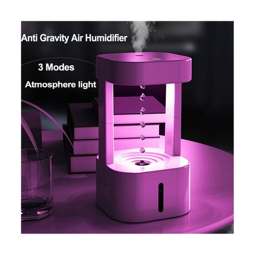 Anti-gravity Water Drop Humidifier with Atmosphere Light Portable