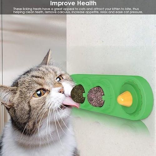 product_image_name-TD- Catnip Lollipop Wall Chew Ball Toy Green-3