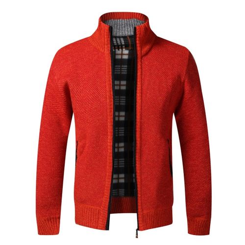 Fashion Men's Long Sleeved Cotton Sweater Casual Slim Cardigan