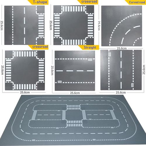  LEGO City Supplementary Straight & Crossroad 7280