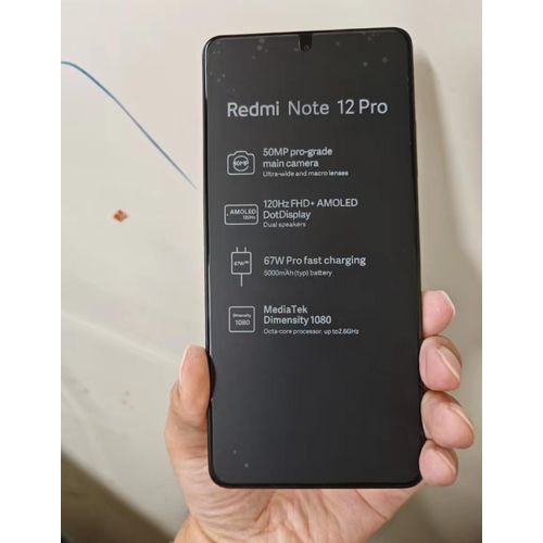 product_image_name-XIAOMI-Redmi Note 12 Pro 6.67" - 12GB RAM - 256GB ROM 5G Dual SIM - 5000mAh-7